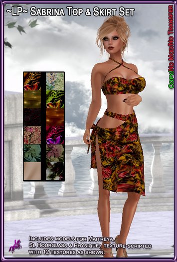 ~LP~Sabrina Top & Skirt Set (BOXED)