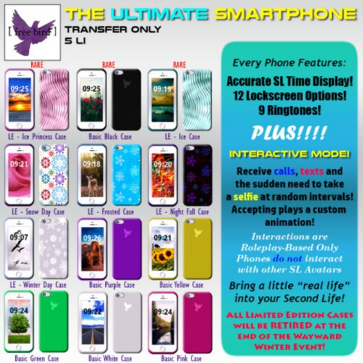  free bird ] Ultimate SmartPhone - Basic Black RARE