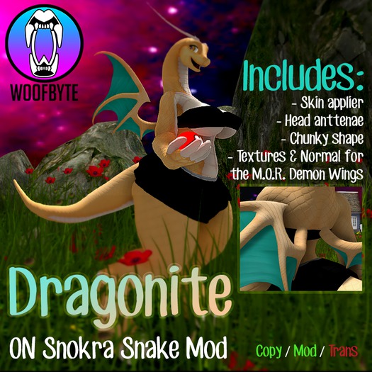 [WOOFBYTE] Snokra Dragonite Mod