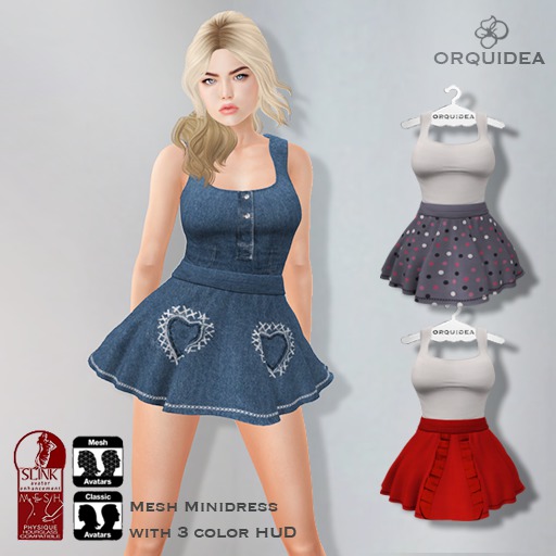 ORQUIDEA Minidress Mesh + Slink Hourglass / Physique DEMO