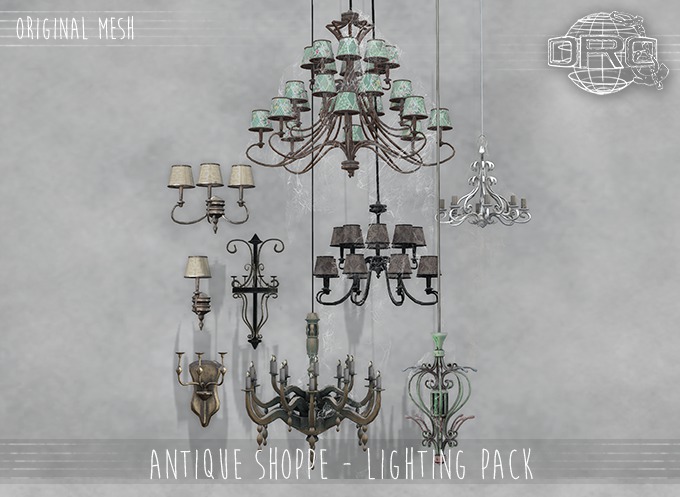 -DRD- Antique Shoppe - Lighting Pack