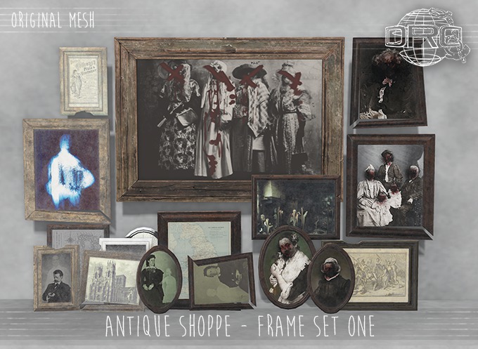 -DRD- Antique Shoppe - Frame Set One