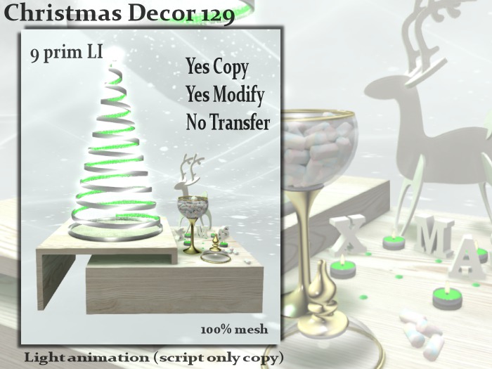 !MC! Christmas decor 129 - 9pi - CM