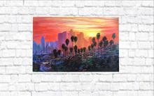 Miami Mesh Canvas Painting