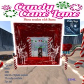 Candy Cane Lane Photo session with Santa-bags
