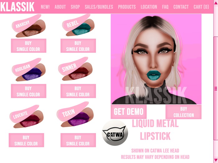 [KLASSIK] Liquid Metal Lipsticks DEMO