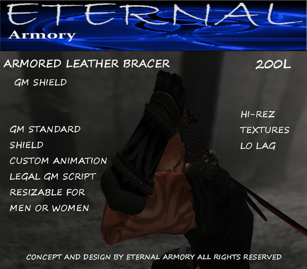 Armored Leather Bracer 