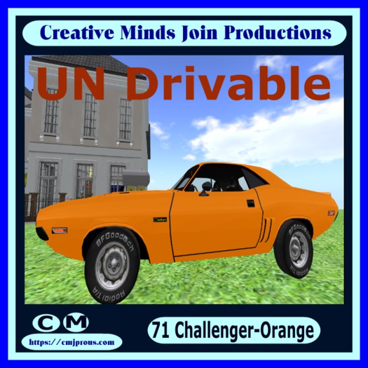 71 Dodge Challenger  Orange