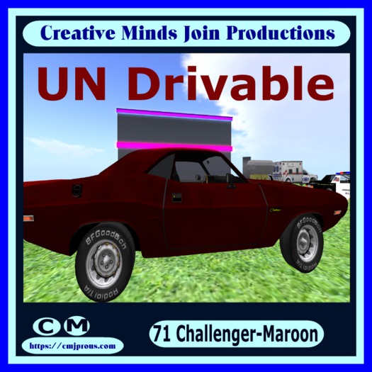 71 Dodge Challenger  Maroon