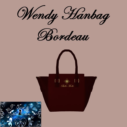 Wendy Handbag Bordeau  (Boxed)