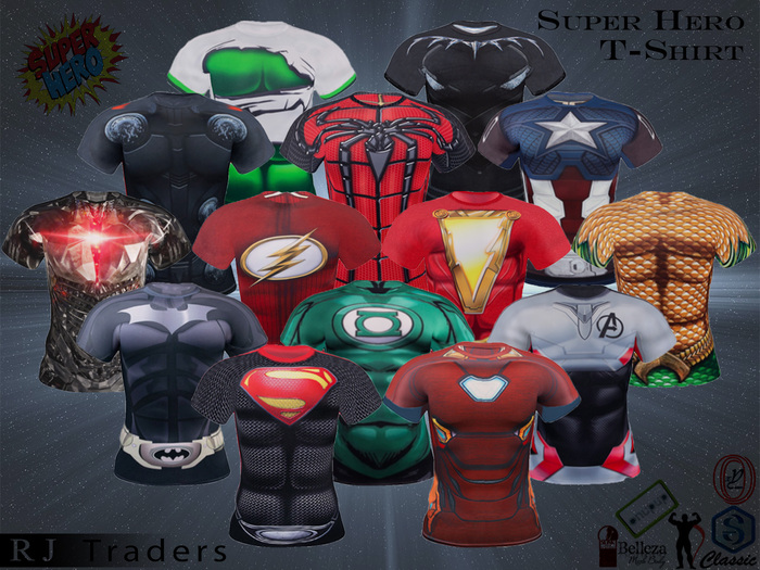 Super Hero T-Shirt Fatpack