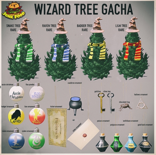 Junk Food - Silver Tree Ornament