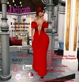 #PROMO#Delicatt Couture : PALOMMA Gown Dress -red