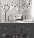 +Half-Deer+ Indoor Lighted Trees [Dark Set]