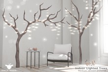 +Half-Deer+ Indoor Lighted Trees [Medium Set]