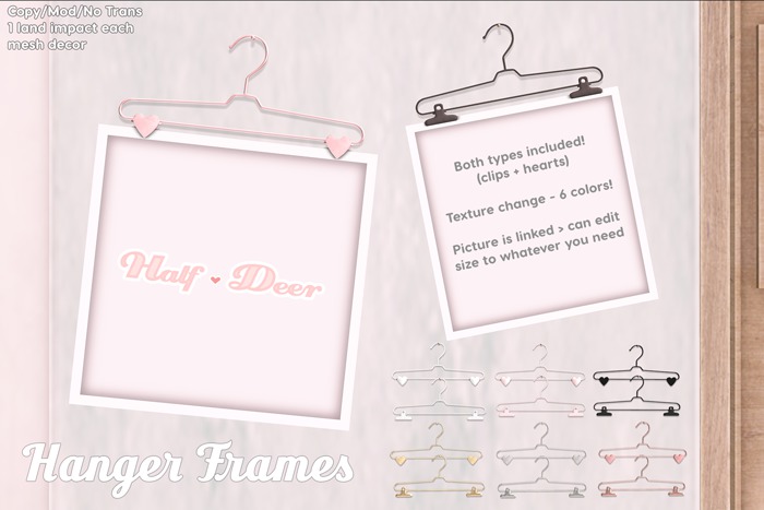 +Half-Deer+ Hanger Frames [Set of 2]