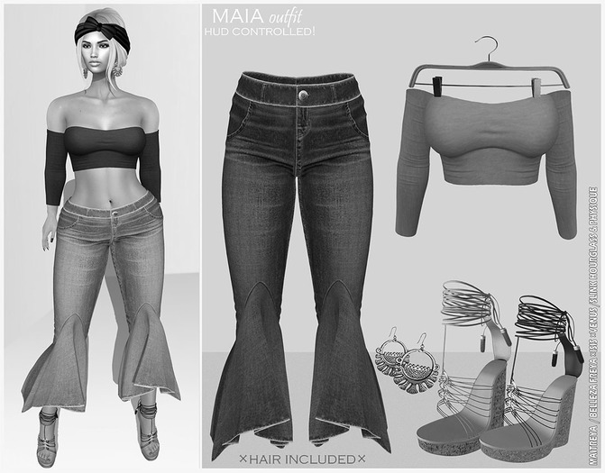★MAIA Outfit HUD Controlled!★DEMO★