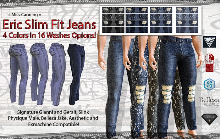 :: Miss Canning : : [ Eric Slim Fit Jeans ]