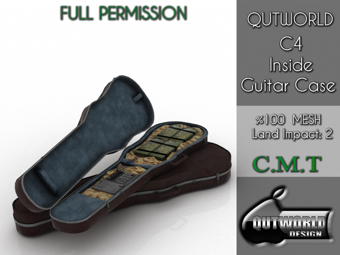 .::QUTWORLD C4 Inside Guitar Case::.FP Unpack (ADD)