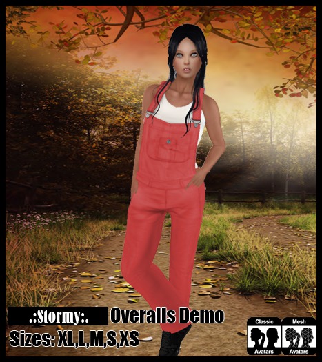 .:Stormy:. Overalls Outfit Demo