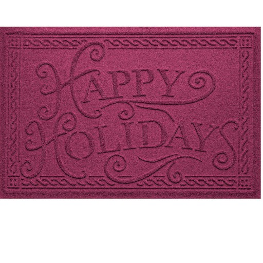 HAPPY HOLIDAYS DOORMAT