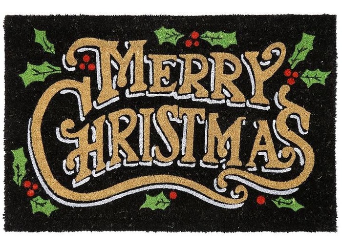 MERRY CHRISTMAS DOORMAT