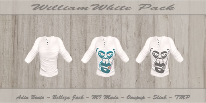 {KAIS} William_Top White Pack{ADD}