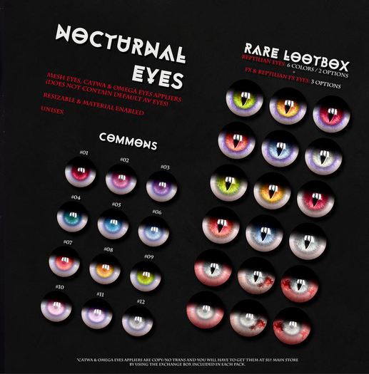-SU!- Nocturnal Eyes #07 Lava /COMMON/