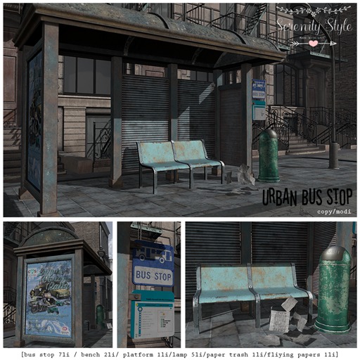 Serenity Style- Urban Bus Stop [plain textures]