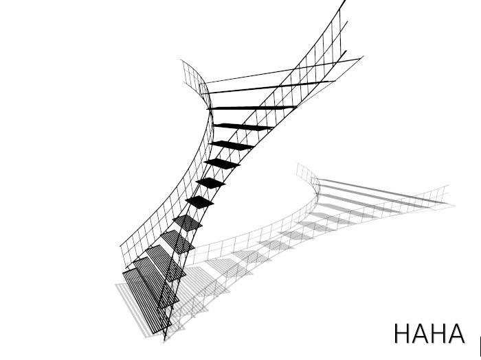 Haha Cast Iron Stairs