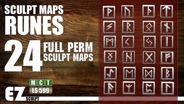 EZ Sculpt-Runes-Complete Eldar Futhark Alphabet