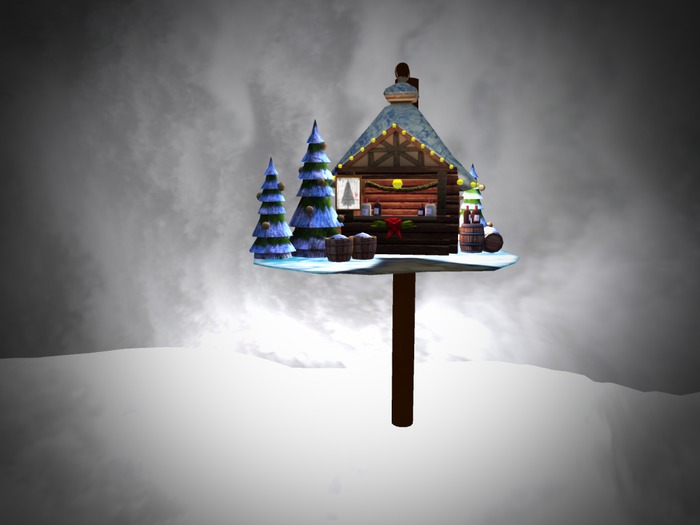 Small - bird Christmas house
