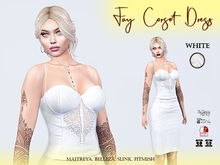Fay Corset Dress - White