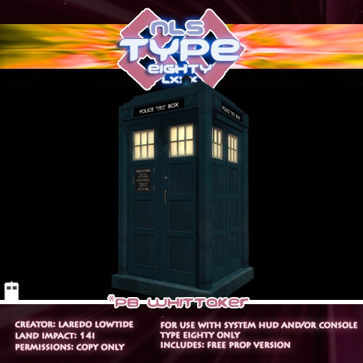 TARDIS Exterior - Type 80 - Police Box Whittaker