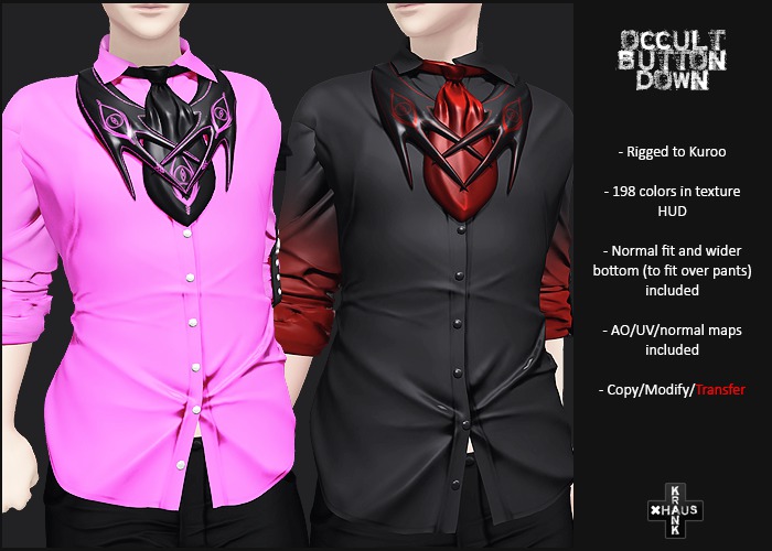 krankhaus - Occult Buttondown - Kuroo