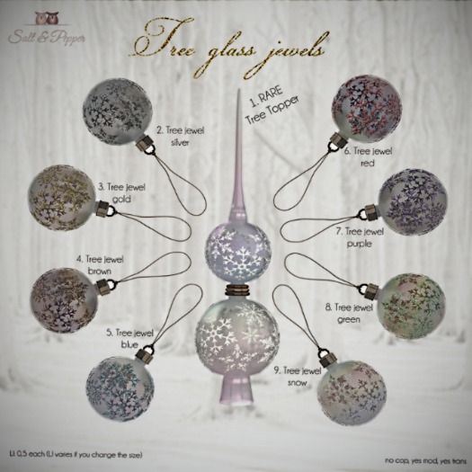 S&P tree jewel -tree topper RARE