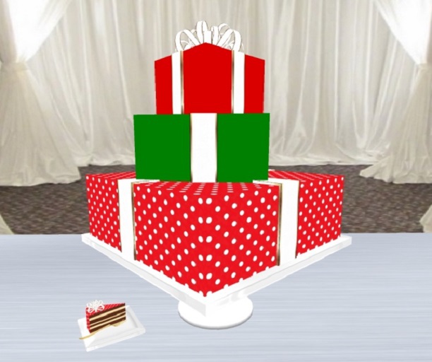 Christmas Present Cake