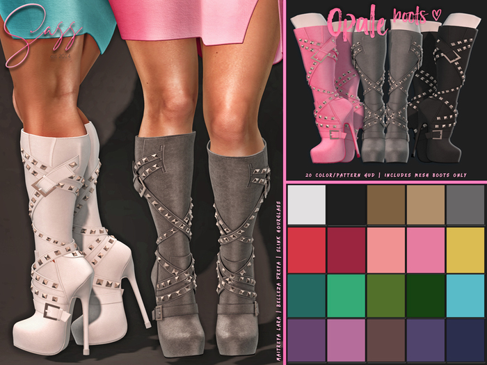 sass [opale] boots