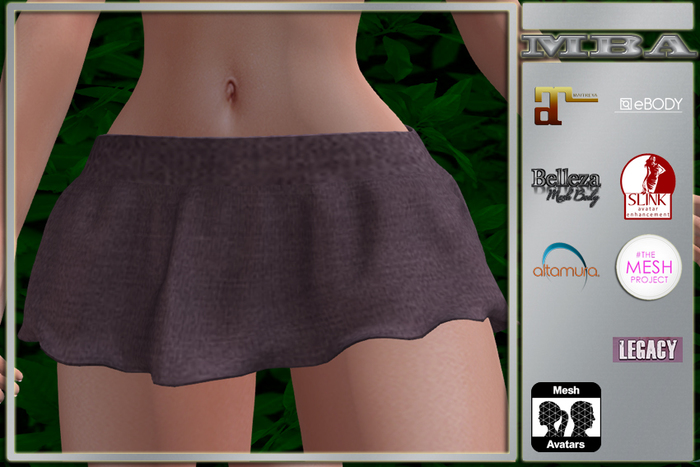 *MBA*  Gray Skirt