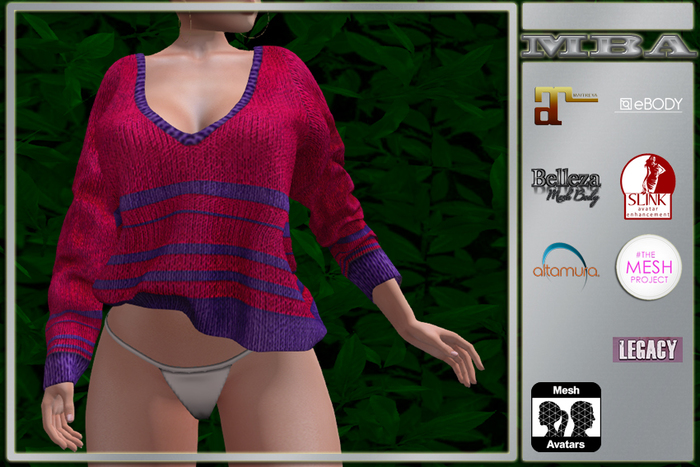 *MBA*  Pink Sweater