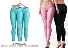 SCANDALIZE. Deryne. Leggings. Aqua