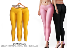 SCANDALIZE. Deryne. Leggings. Yellow
