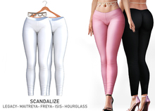 SCANDALIZE. Deryne. Leggings. White