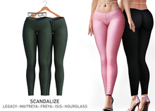 SCANDALIZE. Deryne. Leggings. Militar