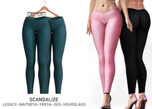SCANDALIZE. Deryne. Leggings. Marine