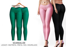 SCANDALIZE. Deryne. Leggings. Green