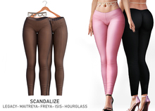SCANDALIZE. Deryne. Leggings. Brown