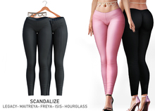 SCANDALIZE. Deryne. Leggings. Black
