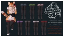 +PP+ Long Socks - Black Stripes (Add me!)