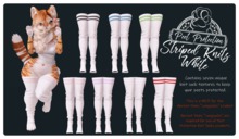 +PP+ Long Socks - White Stripes (Add me!)